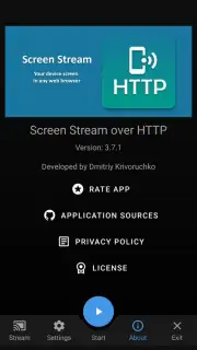 Screen Stream over HTTP скриншот 2