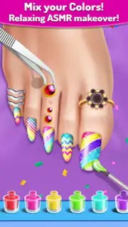 ASMR Salon: Foot Care Makeup скриншот 7