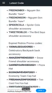 Redeem Code Roblox скриншот 3