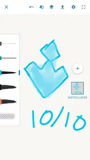 Adobe Photoshop Sketch скриншот 10