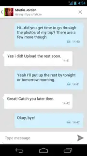 Talk.to - Chat for GTalk & FB скриншот 3