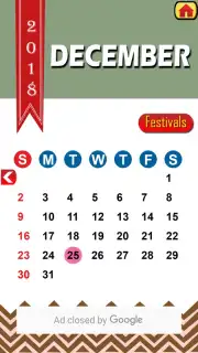 2018 Calendar скриншот 5