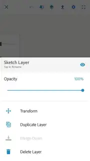 Adobe Photoshop Sketch скриншот 7