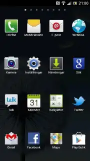 GOLauncherEX Galaxy S3 Free Theme скриншот 1