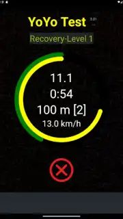 Yo-Yo Test скриншот 12
