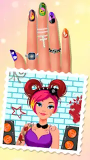 Nail Salon Game Girls Nail art скриншот 2
