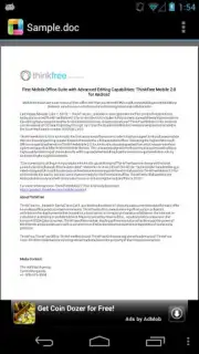 ThinkFree Office Mobile Viewer скриншот 4