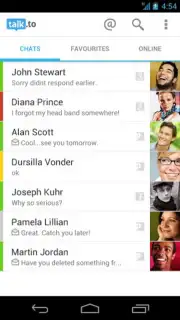 Talk.to - Chat for GTalk & FB скриншот 4