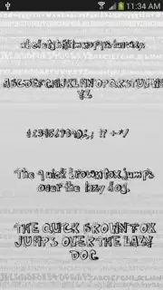 Style Free Font Theme скриншот 5