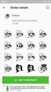 Undertale & Deltarune Stickers for WhatsApp скриншот 5