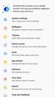 Microsoft Launcher Preview скриншот 6