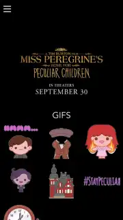Miss Peregrine's Keyboard скриншот 1