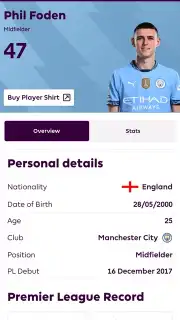 Premier League - Official App скриншот 5