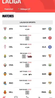 LALIGA Official App скриншот 7