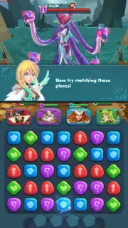 Valiant Tales: Puzzle RPG скриншот 5