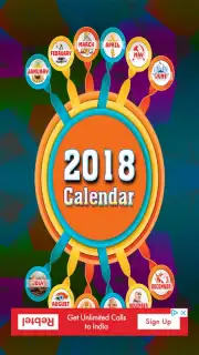2018 Calendar скриншот 2