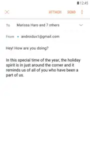 Samsung Email скриншот 4