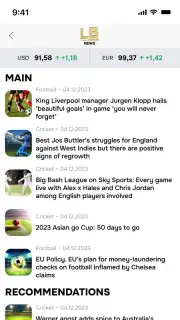Linebet News скриншот 5