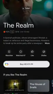 Google TV скриншот 8