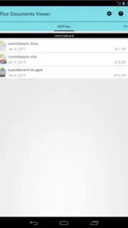 Office Documents Viewer (Free) скриншот 4