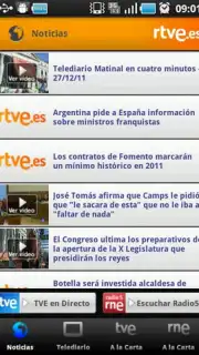 RTVE Noticias y Directos скриншот 1