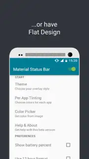 Material Status Bar скриншот 3