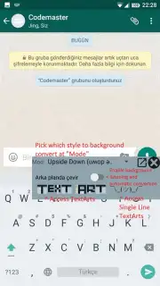 Upside Down Chat+ скриншот 3