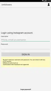 Unfollowers for Instagram скриншот 3