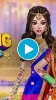 Indian Wedding Dress up games скриншот 1