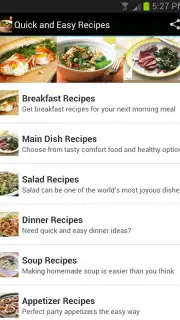 Quick and Easy Recipes скриншот 4