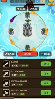 Apexlands- idle tower defense скриншот 2