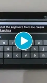 Ice Cream Sandwich Keyboard скриншот 1